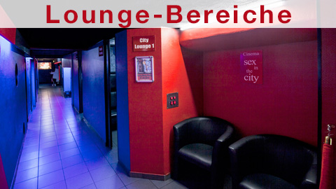Josefines Sexkino Lounge Bereiche bieten Raum zum entspannen und kontakten...